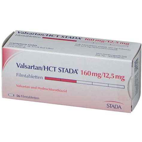 Valsartan HCT STADA 160 Mg 12 5 Mg 56 St Mit Dem E Rezept Kaufen