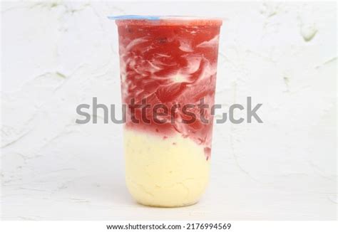 Photo Freshly Made Red Velvet Milk Stock Photo 2176994569 Shutterstock