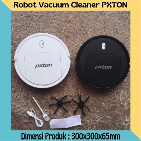 Jual Smart Robot Vacuum Cleaner PXTON Alat Penyedot Debu Sapu Otomatis