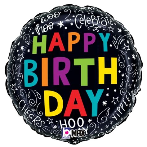 Betallic 18 Birthday Doodles Foil Balloon Buy 5 Or More Save 20