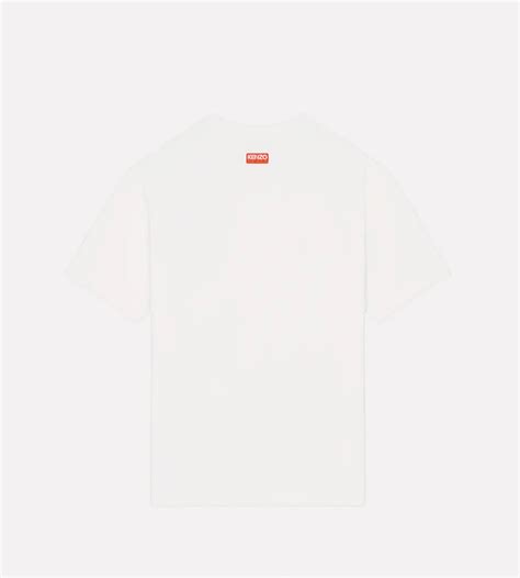 Kenzo Tiger Varsity Classic T Shirt Off White Beamhill