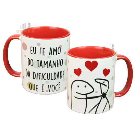 Caneca Personalizada Flork Meme Engra Ado Paciencia Apaixonado Namorado