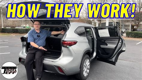 2023 Toyota Highlander How 2nd 3rd Row Seats Work YouTube