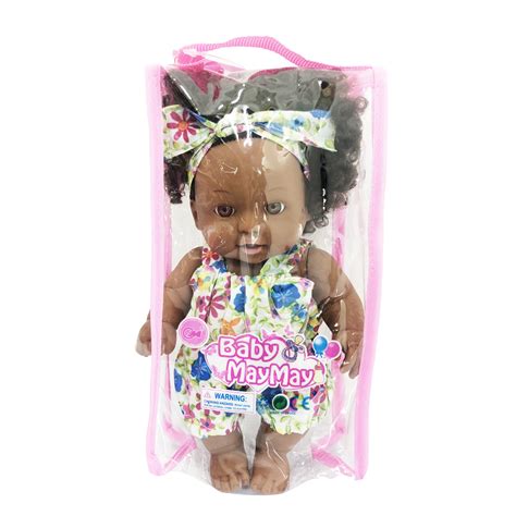 Mini Reborn Black Girl Doll Huayuan 20 Cm Q Version
