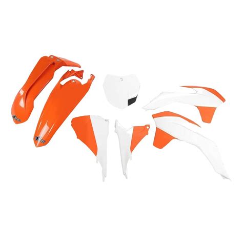 Kit Plastique UFO KTM 125 SX 13 15 Orange Blanc Couleur Origine 2015