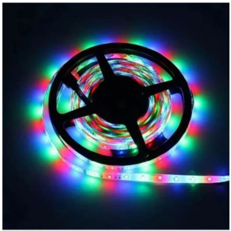 Fita Led M Ultra Rgb Prova D Agua Controle Sem Fonte Shopee