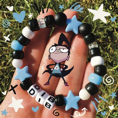 Invader Zim Dib Kandi Bracelet Invader Zim Depop