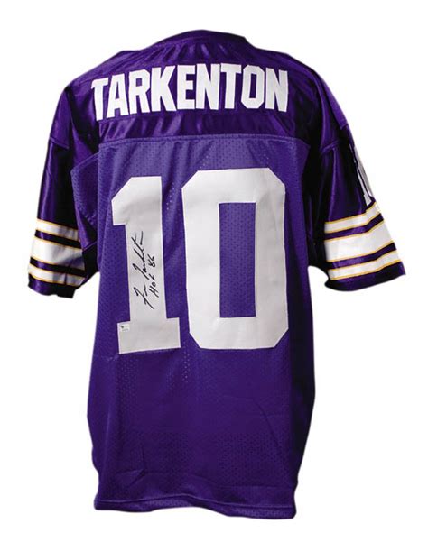 Fran Tarkenton - Jersey Signed | HistoryForSale Item 276391