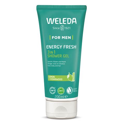 Weleda Mens Energy Fresh 3 In 1 Shower Gel 200ml Vision Pharmacy