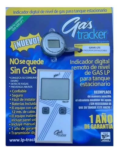 Medidor De Gas Para Tanque Estacionario Tracker Game Lts