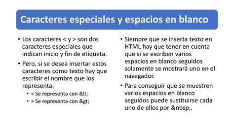 Tema Trabajando Con Texto En Html Ppt Descarga Gratuita