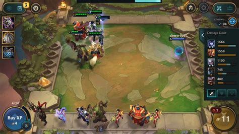 Damage Dealt Teamfight Tactics Mobile Interface In Game Games