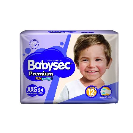 Babysec Premium Pañales Desechables Flexiprotect Jumbo Extra Extra