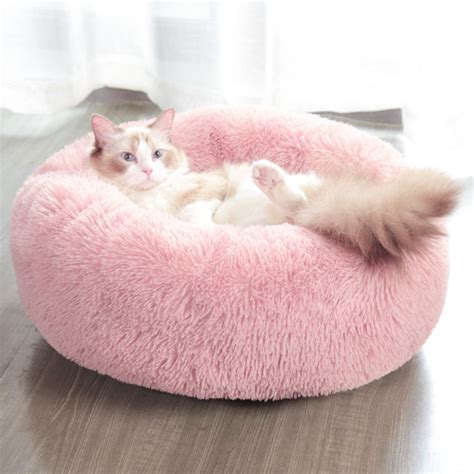 Cozy Plush Soft Fluffy Pet Dog Cat Bed