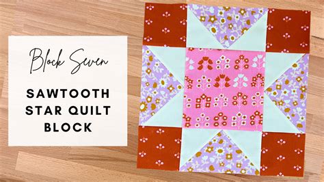 Sawtooth Star Quilt Block Stacey Lee Creative