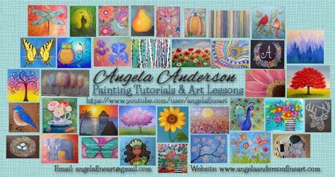 Angela Anderson Art Blog Acrylic Painting Tutorials By Angela Anderson Youtube Playlists For