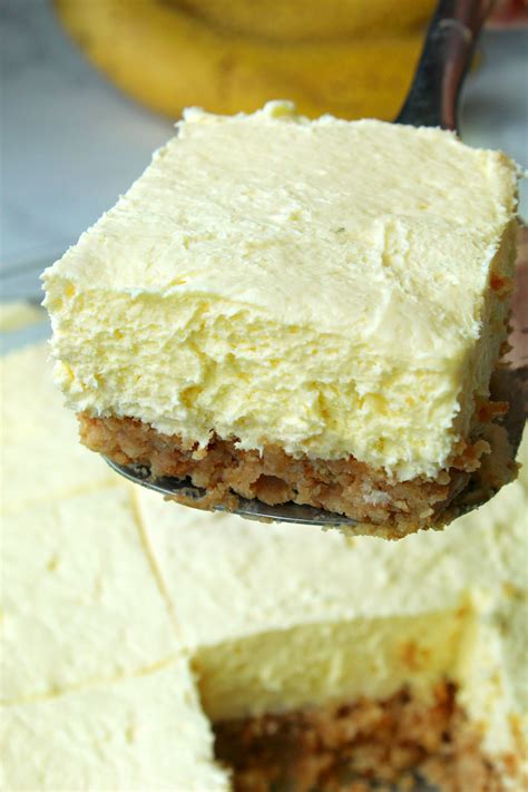 Banana Cream Cheesecake Bars My Incredible Recipes