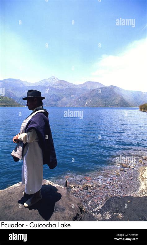 Ecuador Cuicocha Lake Stock Photo - Alamy