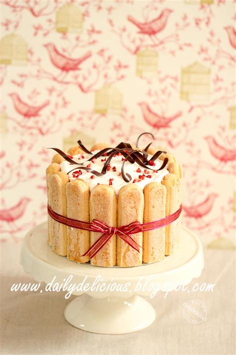 Dailydelicious Raspberry And Chocolate Charlotte Cute And Delicious Cake