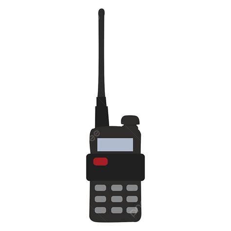 Police Walkie Talkie Clipart Hd PNG Walkie Talkie Illustration Vector