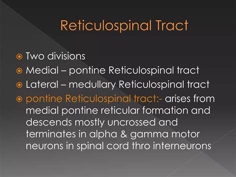 Pyramidal Tract And Extra Pyramidal Tracts Ppt