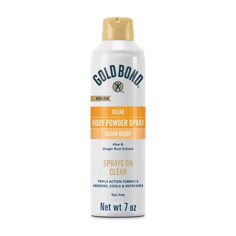 Gold Bond No Mess Clear Body Powder Spray Shop Body Powder At H E B