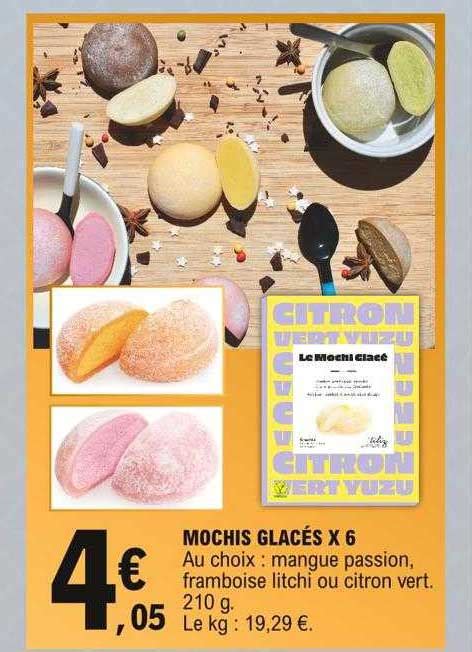 Promo Mochis Glac S Chez E Leclerc Icatalogue Fr