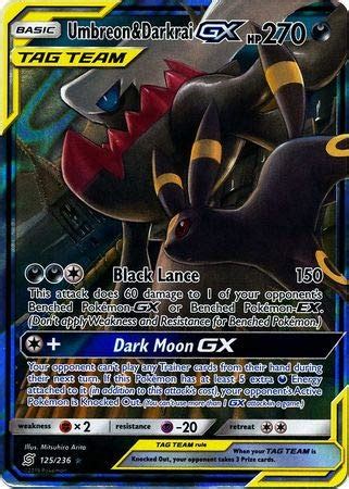 Umbreon Darkrai Tag Team Gx Ultra Rare Pricepulse