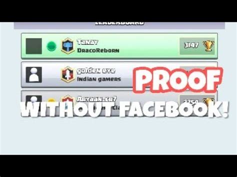 How To Add Friends In Clash Royale Without Facebook Youtube