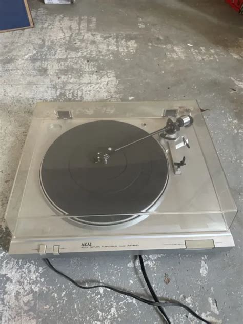 VINTAGE AKAI AP B110 Belt Drive Auto Return Turntable FOR PARTS 28 28