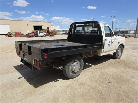 1990 Ford Model F 250 Custom Stake Bed Truck Vin 1fthf25h1mla36800