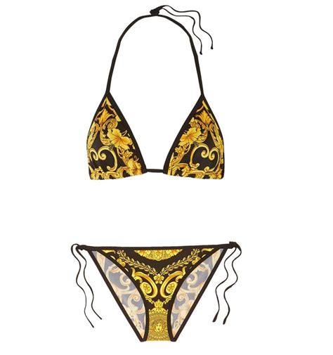 Compre Conjunto De Bikini De Dos Piezas Con Diseño De Cuerda De Oro