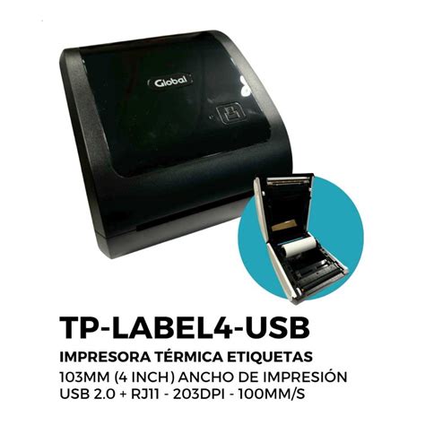 Impresora Termica Global Tp Label Usb Ryr Computacion