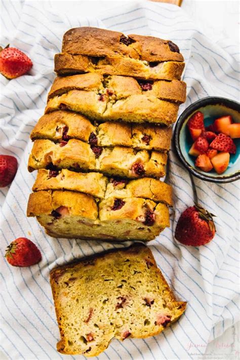 Strawberry Banana Bread Vegan Gluten Free Jessica In The Kitchen