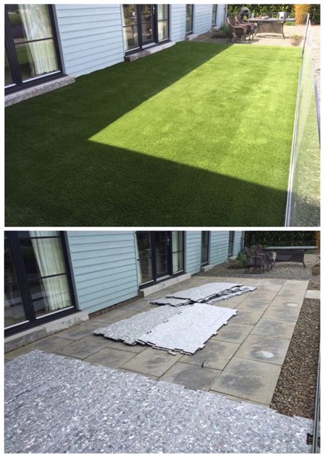 How To Lay Artificial Grass On Patio Slabs Patio Ideas