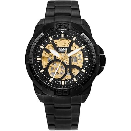 Buy Fossil Neutra Automatic Analogue Men S Watch Black Dial Black