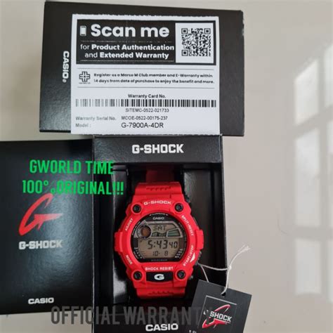 Official Warranty G Shock G 7900a 4 G 7900a 4dr G 7900a Mat Motor