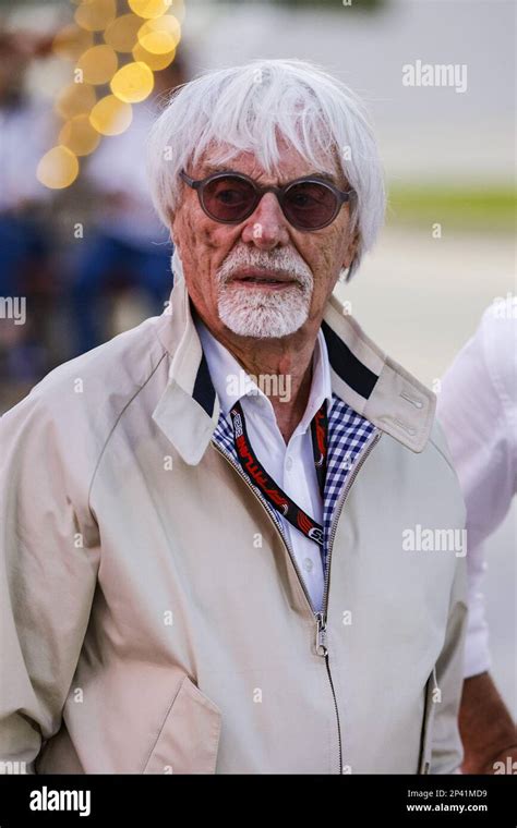 Ecclestone Bernie Gbr Former Ceo Of Formula One Group Portrait