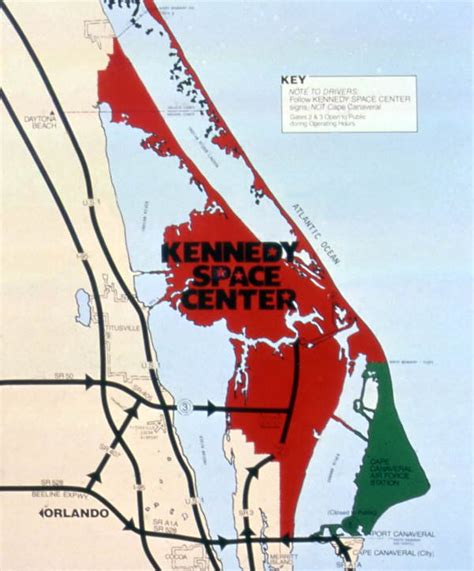 Kennedy Space Center Map Florida - Map Of Western Hemisphere