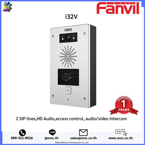 I V Fanvil Sip Video Door Phone Intercom Mnc Co Ltd