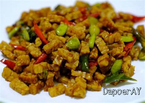 Resep Orek Tempe Kering Pete Oleh Dapoer AY Cookpad