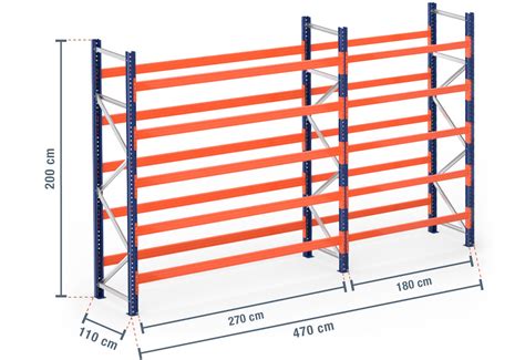 M Pallet Rack Pr Cm Deep M High Levels For