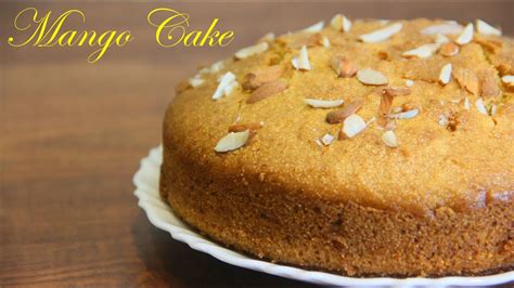 Mango Cake Recipe Suji Mango Cake Rava Mango Cake Eggless Mango