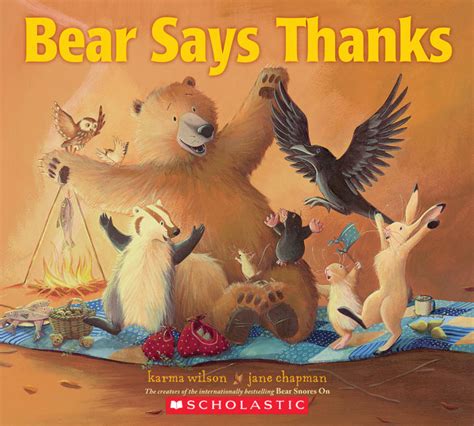 Bear Says Thanks Free Printables Web These Fun Bear And Friends Themed