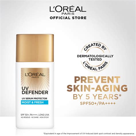 L Oreal Paris Uv Defender Serum Protector Sunscreen Sunblock Spf