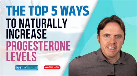 The Top 5 Ways To Naturally Increase Progesterone Levels Youtube