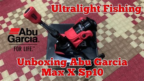 Unboxing Abu Garcia Max X Sp Ultralight By Ige Safirga Youtube