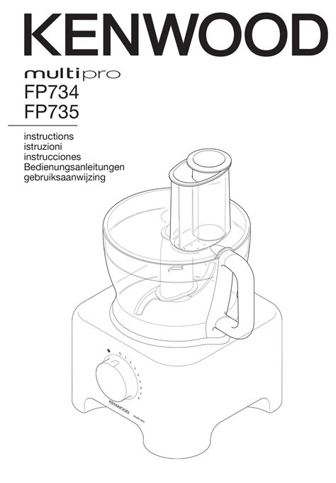 Kenwood Multipro Fp734 Instructions Manual Pdf Download Manualib