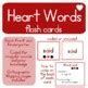 Heart Words Flash Cards Dolch Pre K And K With Orthographic