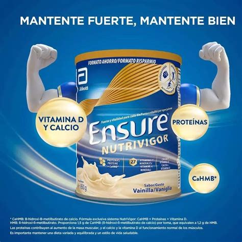 Ensure Nutrivigor Vainilla Gr Atida